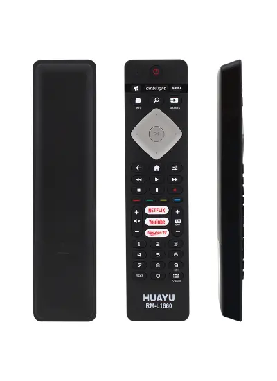 HUAYU KL PHILIPS RM-L1660 NETFLIX--YOUTUBE-RAKUTEN TV TUŞLU SES KOMUTSUZ LCD LED TV KUMANDA