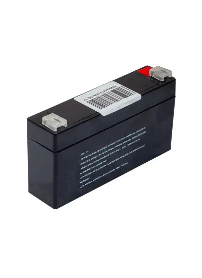 AX6-1.3 6 VOLT - 1.3 AMPER AKÜ (98 X 25 X 52 MM)