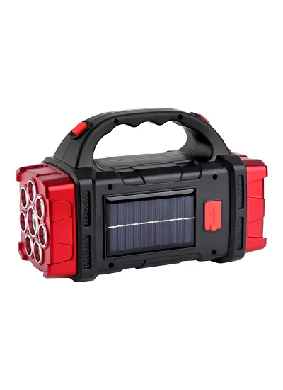 HB-1678 SOLARLI USB ÇIKIŞLI ŞARJ EDİLEBİLİR 38 WATT KAMP FENERİ