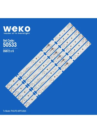 WKSET-5533 35872X6  KJ40D06-ZC14F-02  6 ADET LED BAR