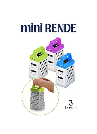 Mini Rende Mıknatıslı  3 Adet