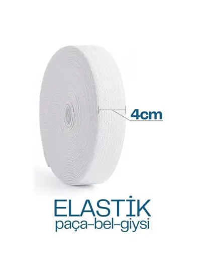 Yassı Bel Paça Giysi Lastiği 10 mt 3 cm