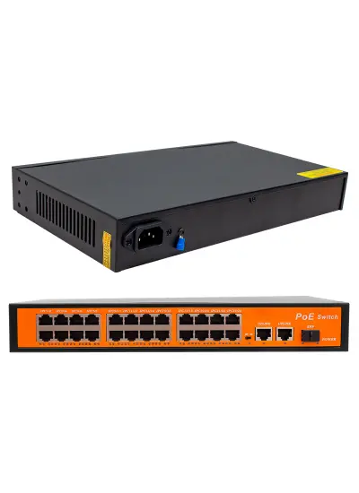 24 PORT 10/100/1000 MBPS 300 WATT 24+3+SFP POE GIGABIT ETHERNET SWITCH