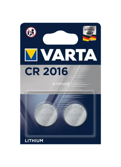 VARTA CR2016 LİTYUM PİL (2Lİ PAKET FİYATI)