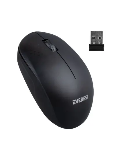 EVEREST SMW-88 USB 2.4GHZ SİYAH 1200 DPI KABLOSUZ MOUSE