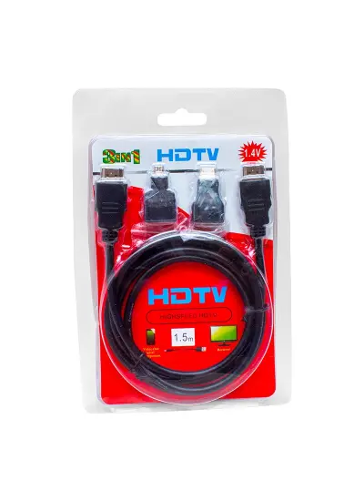 1.5 METRE 3LÜ SET HDMI KABLO (MICRO HDMI HDMI*MİNİ HDMI HDMI)