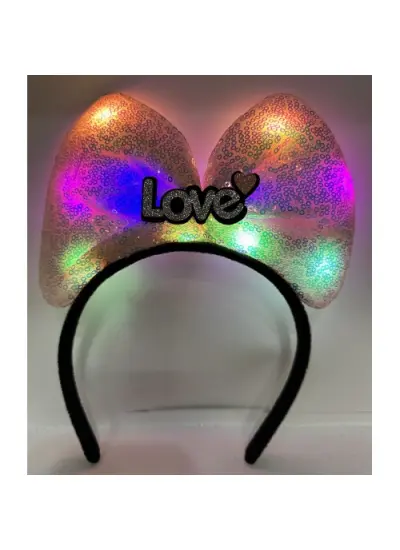 Led Işıklı Love Taç