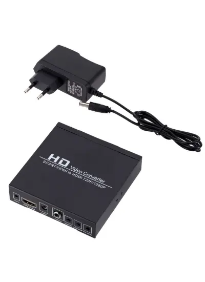 PM-14366 ADAPTÖRLÜ SCART-HDMI TO HDMI ÇEVİRİCİ DÖNÜŞTÜRÜCÜ KONVERTÖR