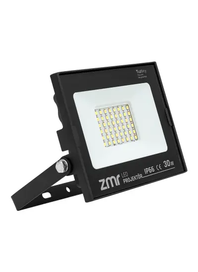 PM-22585 30 WATT - 220 VOLT 6500K IP66 150* IŞIK AÇISI SİYAH SLİM KASA LED PROJEKTÖR