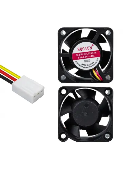 Robotrend IC-216A FIRÇASIZ DC FAN 40X40X20MM 24 VOLT 3 PİN