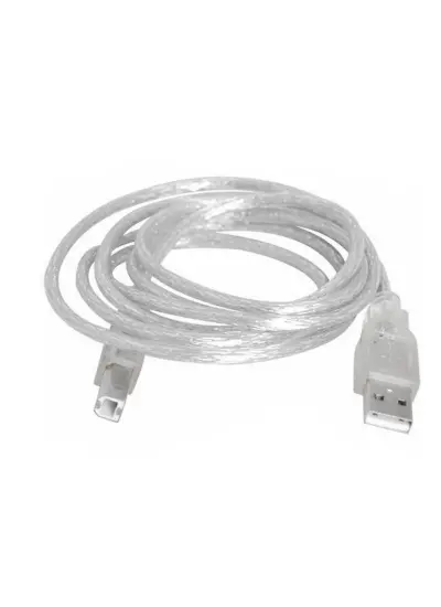 3 METRE 2.0V ŞEFFAF USB YAZICI KABLOSU