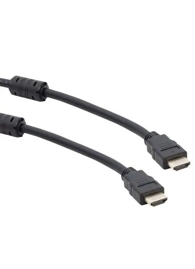 PLASTİK DÜZ SİYAH 15 METRE POŞETLİ HDMI KABLO