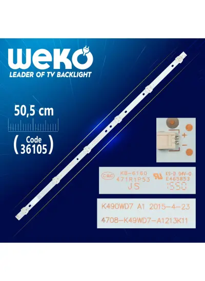 K490WD7 A1 4708-K49WD7-A1213K11 6 LEDLİ 50.5 CM