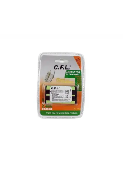 CFL P104 Şarjlı Telsiz Telefon Pili 3.6 Volt 830 Mah Ni-Mh