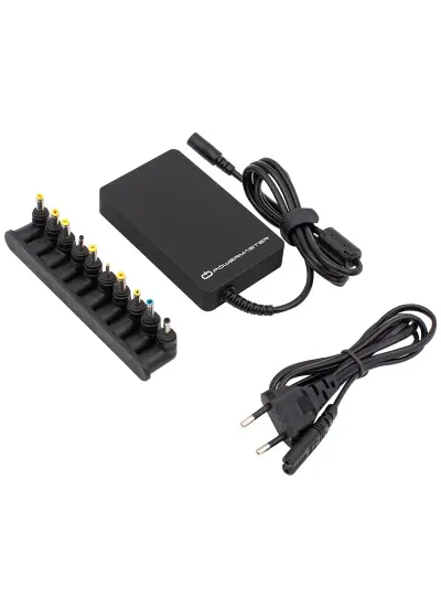 PM-2607 12V/15V/16V/18.5V/19V/19.5V/20V 90 WATT 10 PİN SLIM KASA UNIVERSAL AYARLI NOTEBOOK ADAPTÖR