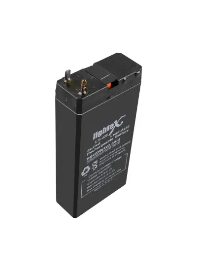 LIGHTEX LT-425 4 VOLT - 2.5 AMPER AKÜ (100 X 50 X 20 MM)