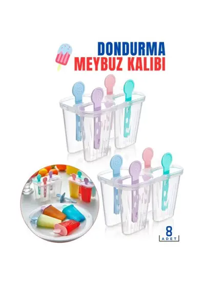 Dondurma Meybuz Kalıbı 8 Adet Bovezzo Design