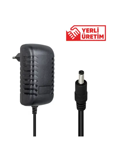 19.75 VOLT - 1 AMPER 4.0*1.35 UÇLU YERLİ ÜRETİM PLASTİK KASA PRİZ TİPİ ADAPTÖR