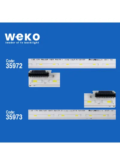 WKSET-6177 35972X1 35973X1 LGE 17Y 55UJ65 1907 54LED L/R 2 ADET LED BAR (54LED)