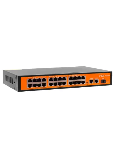 24 PORT 10/100/1000 MBPS 300 WATT 24+3+SFP POE GIGABIT ETHERNET SWITCH