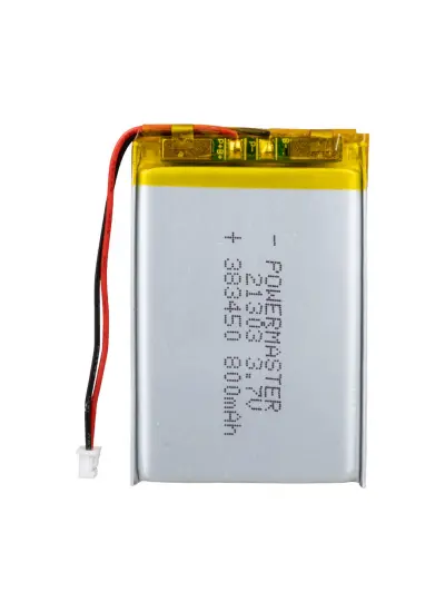 383450 3.7 VOLT 800 MAH LİTYUM POLİMER PİL