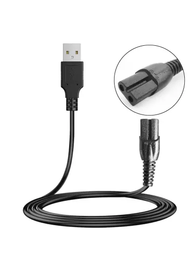 G-53510 Güç Power Tıraş Kablosu Usb 1 Metre Siyah No 10