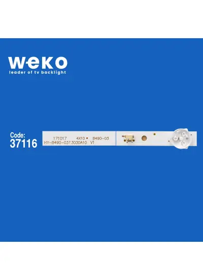 WKSET-6394 37116X4 HY-B490-03T3030A10 V1 11YZS0580102  4 ADET LED BAR