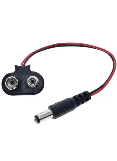 9 VOLT 2.1MM JACK LI PİL BAŞLIĞI (IC-232A)