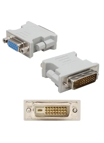 DVI ERKEK VGA DİŞİ DVI 24+1 DVI TO VGA DÖNÜŞTÜRÜCÜ