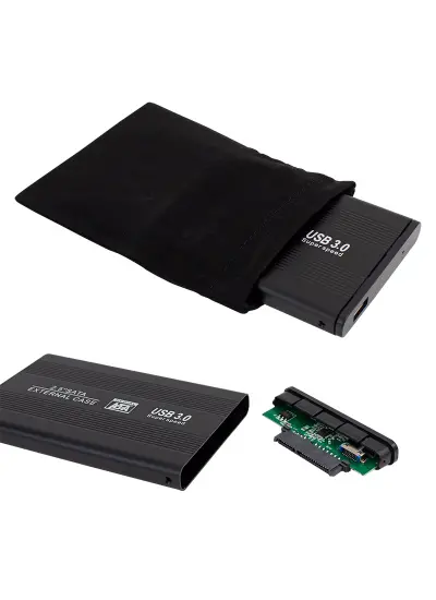 PM-13948 2.5 USB 3.0 SATA HDD KUTUSU + 20 CM KABLO + TORNAVİDA HEDİYELİ