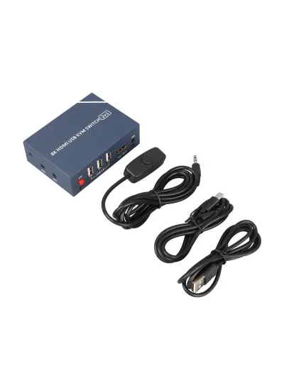 PM-11777 8K HDMI USB KVM SWITCH 2X1