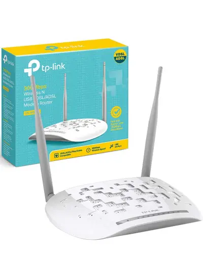 TP-LINK TD-W9970 300 MBPS KABLOSUZ VDSL2/ADSL2 WI-FI MODEM ROUTER