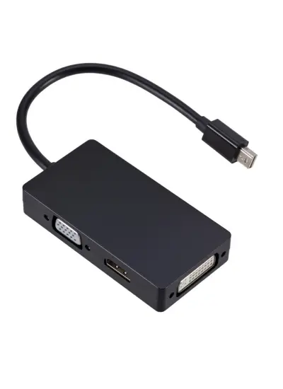 PM-16102 DISPLAY PORT TO HDMI-VGA-DVI 3IN1 ÇEVİRİCİ