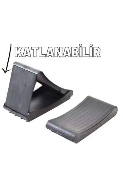 Çivili Katlanabilir Kayma Önleyici Katlanır Takoz