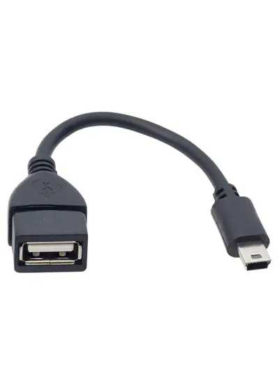 USB MİNİ 5P 15 CM ODATA KABLOSU