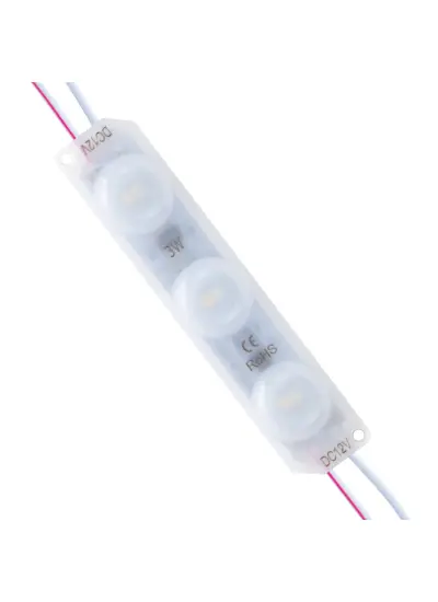 MODÜL LED 12V 3W SOĞUK BEYAZ + GÜN IŞIĞI 2835 93X21 MM IP65 220-240LM 180 DERECE