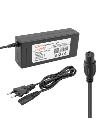 PM-7867 63 VOLT- 1.1 AMPER - 69 WATT 3 PİNLİ MASAÜSTÜ GİNGER ŞARJ CİHAZI ADAPTÖRÜ