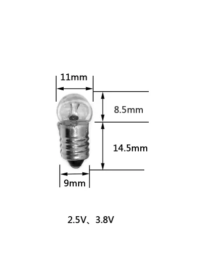 FENER AMPÜL 1.5 VOLT VİDALI  (50LİK PAKET)