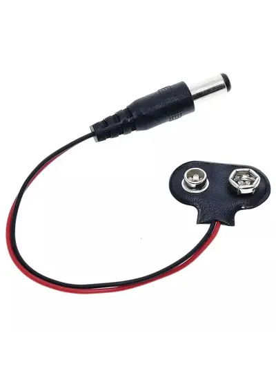 9 VOLT 2.1MM JACK LI PİL BAŞLIĞI (IC-232A)