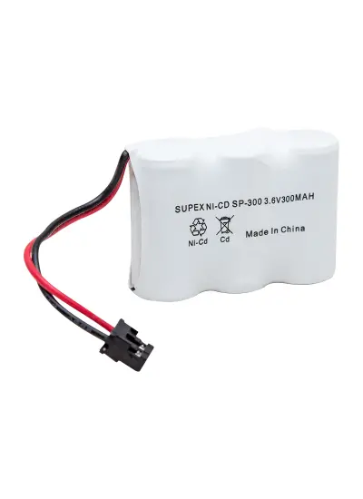 SP-300 NI-CD 3LÜ KISA AÇIK 3.6 VOLT 300 MAH TELSİZ TELEFON PİLİ