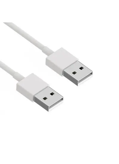 USB ERKEK ERKEK A/A 1 METRE BEYAZ KABLO