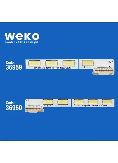 WKSET-6259 36959X1 36960X1 55 V12 EDGE REV0.6 1 L/R-TYPE 2 ADET LED BAR (72LED)