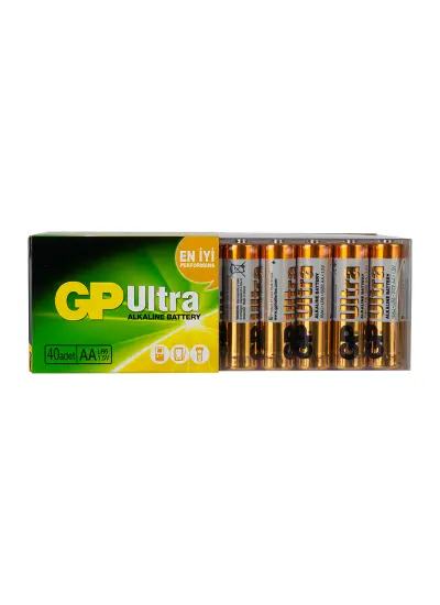 GP 15AU R6 ULTRA ALKALİN AA KALEM PİL (40LI PAKET FİYATI)