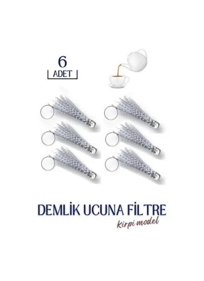 Demlik Ucuna Filtre 6 ADET Novy Design