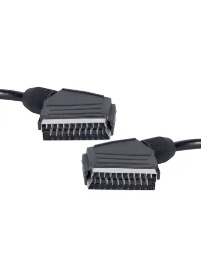 1.3 METRE 9 MM POŞETLİ STANDART SCART SCART KABLO