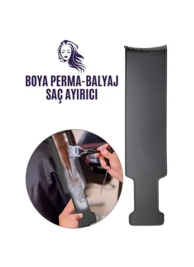 Saç Boyama Perma Balyaj Saç Ayırıcı