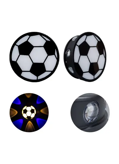 Robotrend PM-24457 GÜN IŞIĞI - MAVİ FUTBOL TOPU DEKORATİF LED DUVAR APLİK