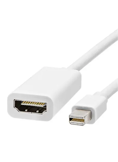 PM-12838 MİNİ DİSPLAY PORT ERKEK TO HDMI DİŞİ 15 CM ÇEVİRİCİ KABLO