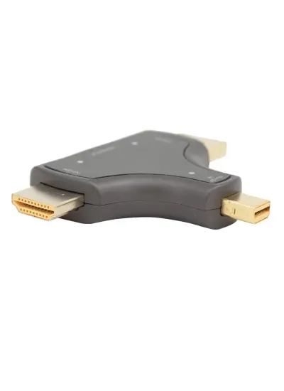 MINI DP+DP+HDMI TO HDMI 4K ÇEVİRİCİ