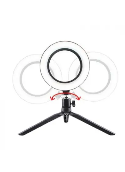 10inç 26cm Youtube Instagram Tiktok Selfie  Stüdyo Video Fotoğraf Ring Light  Tripod Led Hal